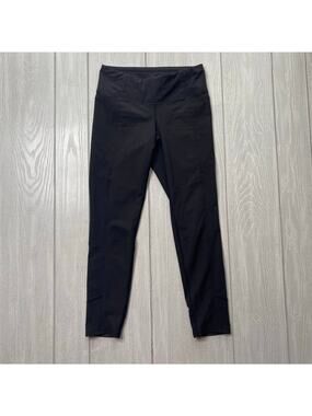 Athleta Women's Black Textured Lightweight Crop Leggings Size XXS